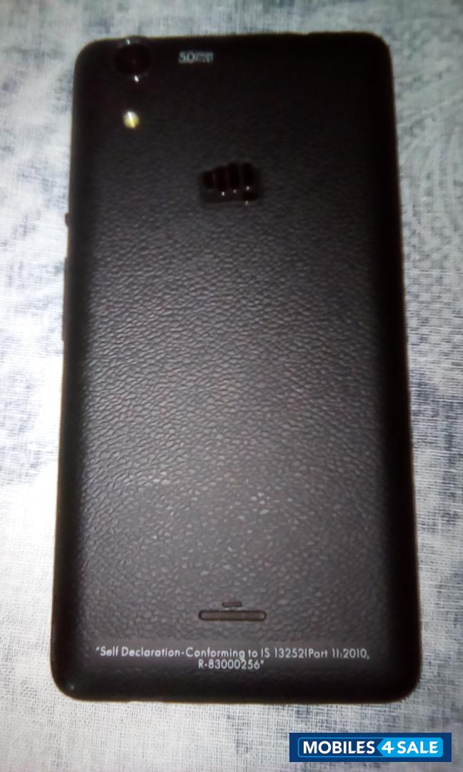 Black Micromax Canvas Selfie 2 Q340