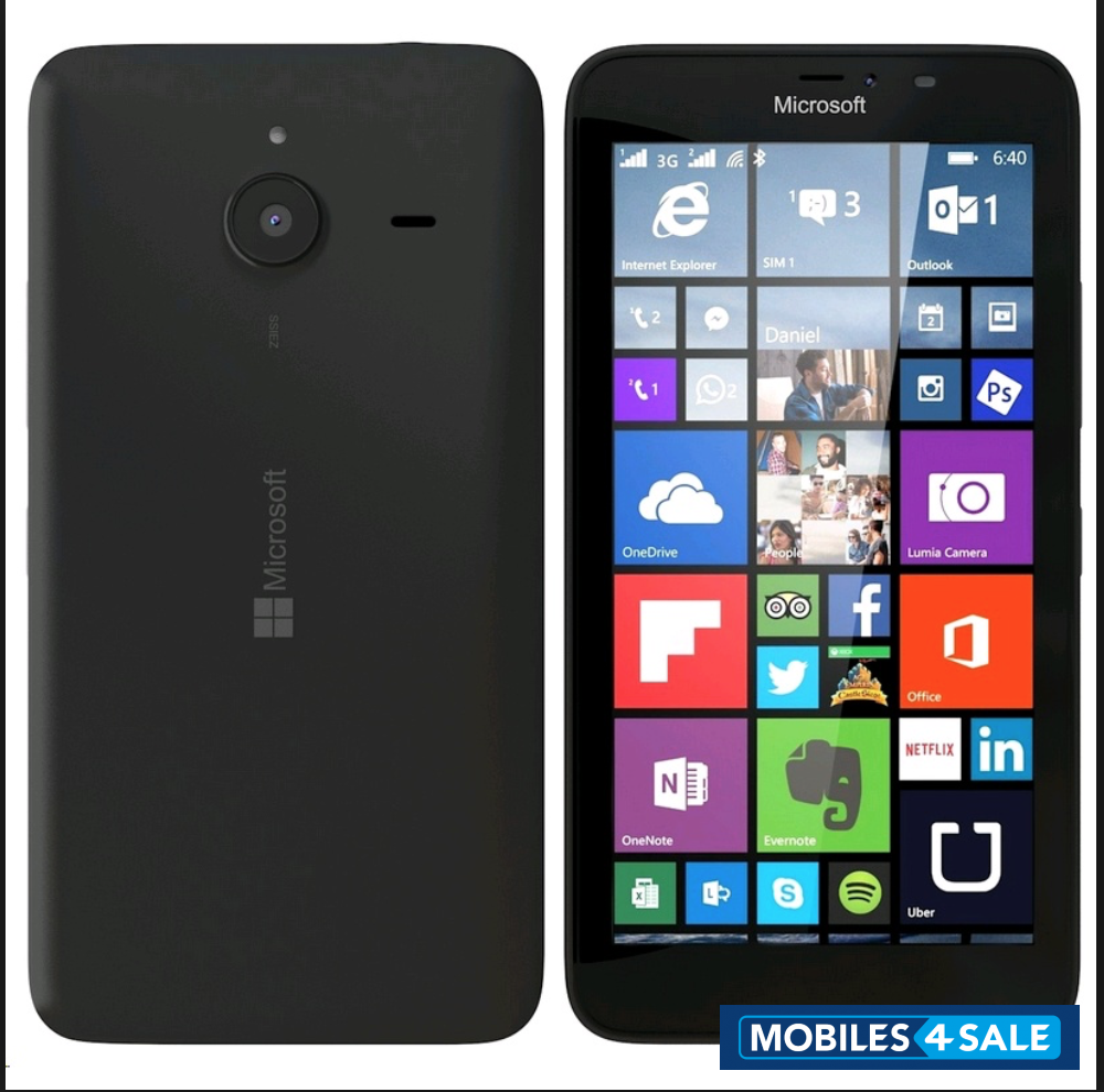 Black Microsoft Lumia 640 XL LTE