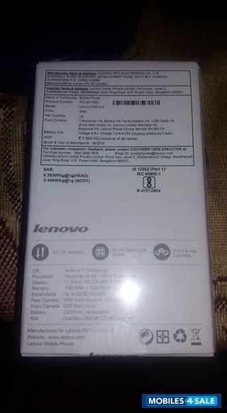 Grey Lenovo A2010