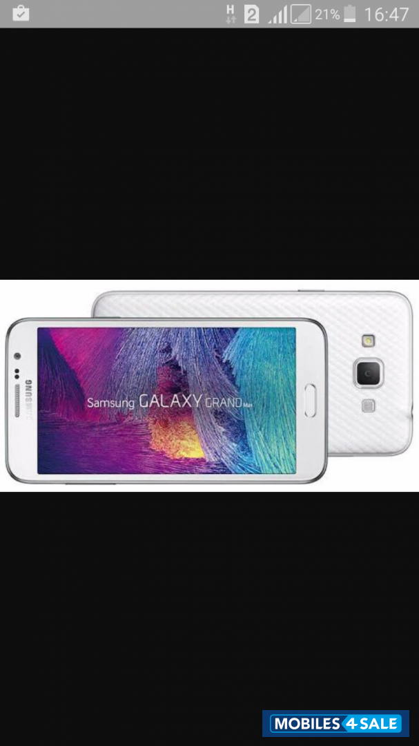 White Samsung Galaxy Grand Max