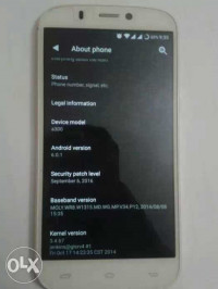 White-gold Micromax Canvas Gold A300