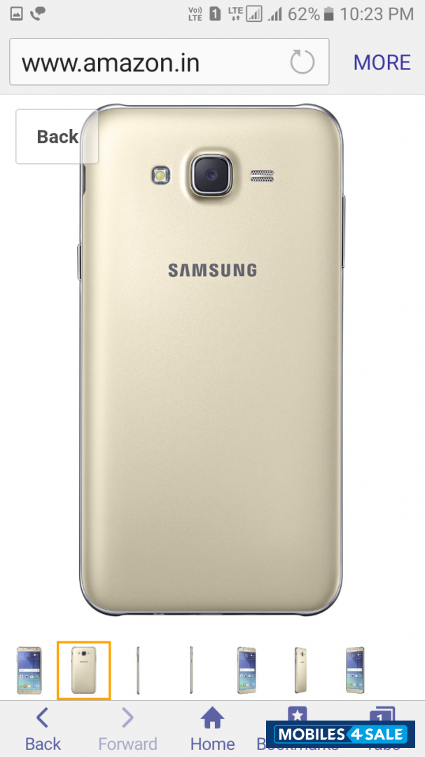 Golden Samsung 4G LTE Smartphone