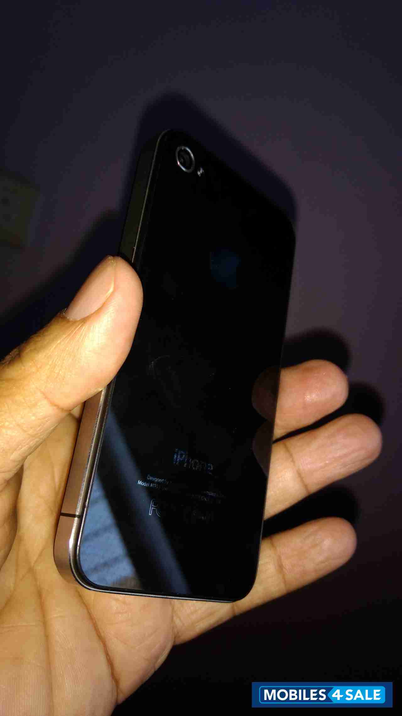 Black With Silver Frame Apple iPhone 4