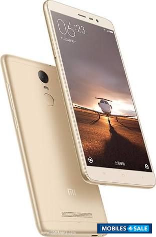 Gold Xiaomi Redmi Note 3