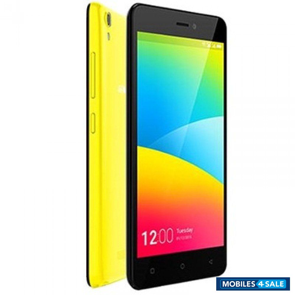 Yellow Gionee Pioneer P5W