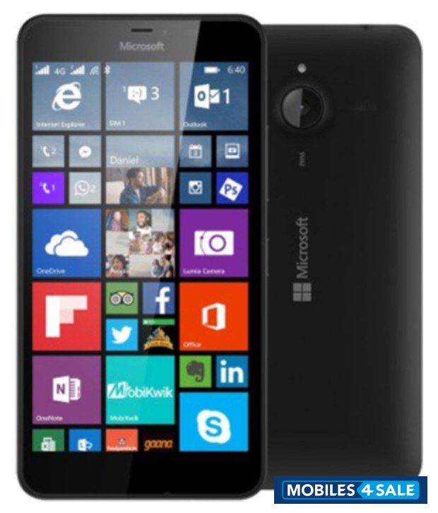 Black Microsoft Lumia 640 XL Dual SIM