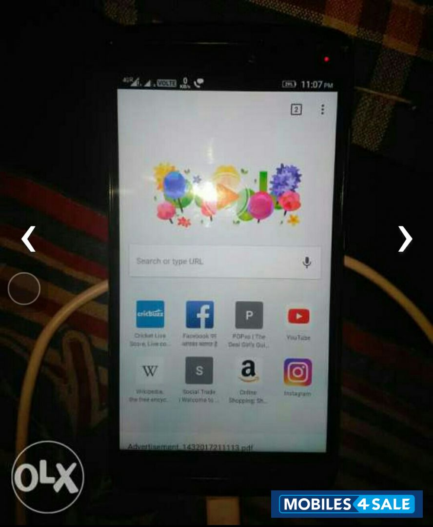 Black Lenovo Vibe K4 Note