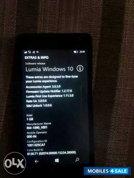 Black Microsoft Lumia 535 Dual SIM