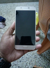 Gold Samsung Galaxy A8