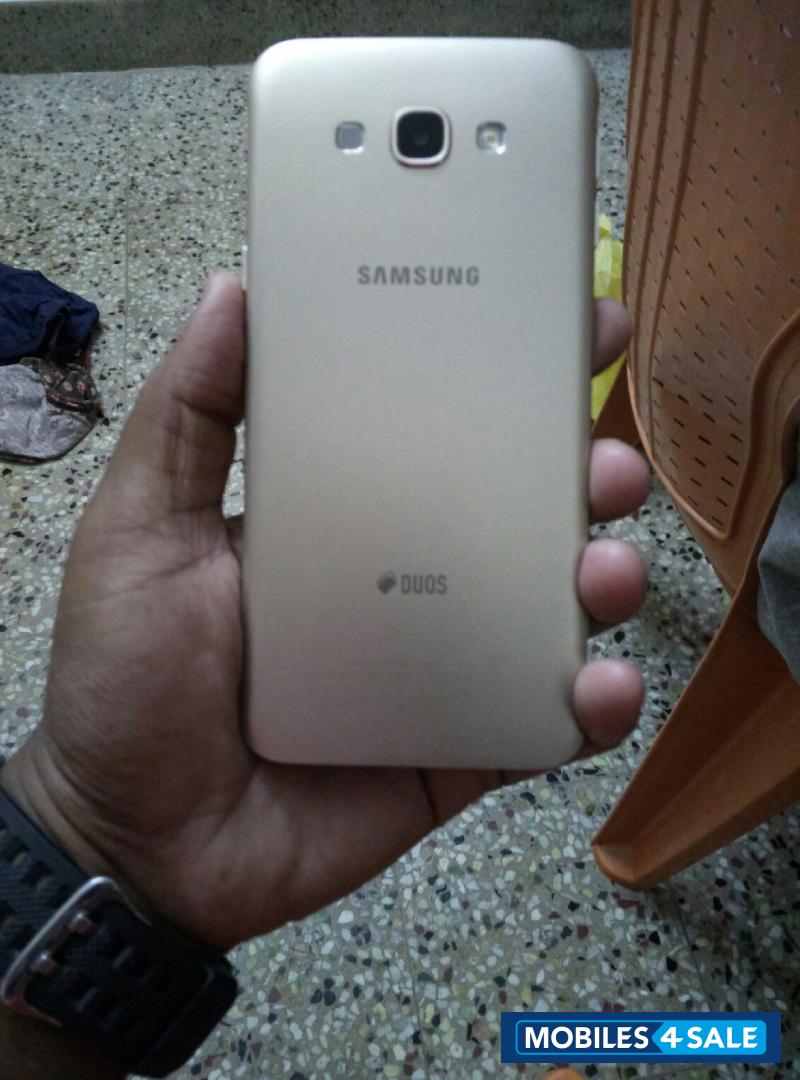 Gold Samsung Galaxy A8