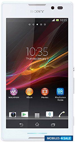 White Sony Xperia C