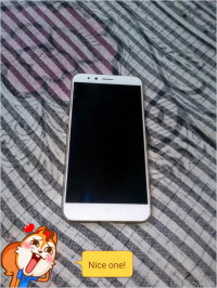 White Micromax  dual 5