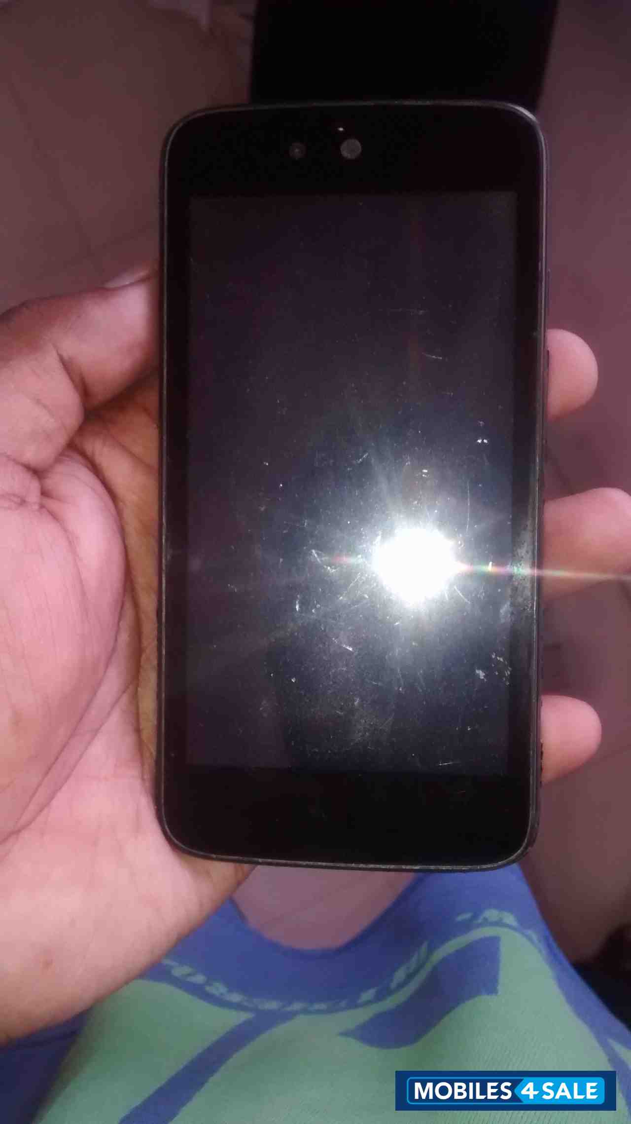 Black Micromax Canvas A1