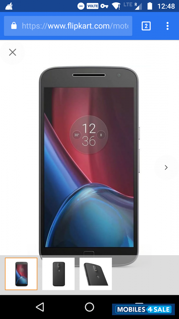 Black Motorola Moto G4 Plus