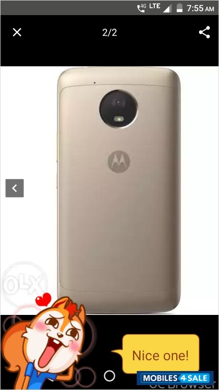 Gold Motorola Moto E4 Plus