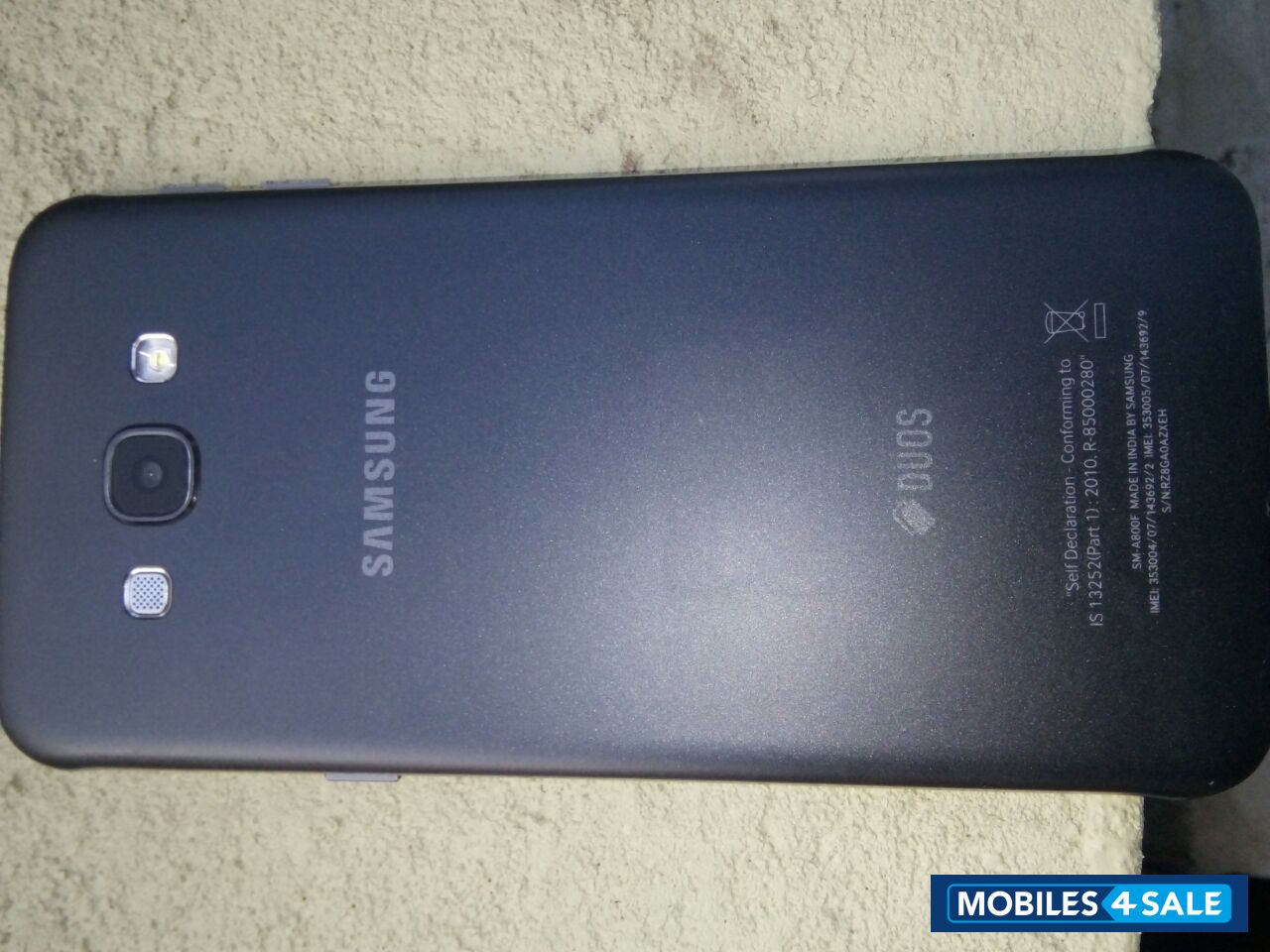 Black Samsung Galaxy A8