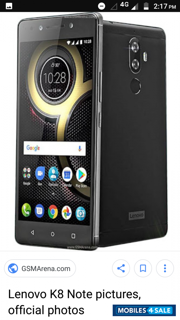 Lenovo  K8 note