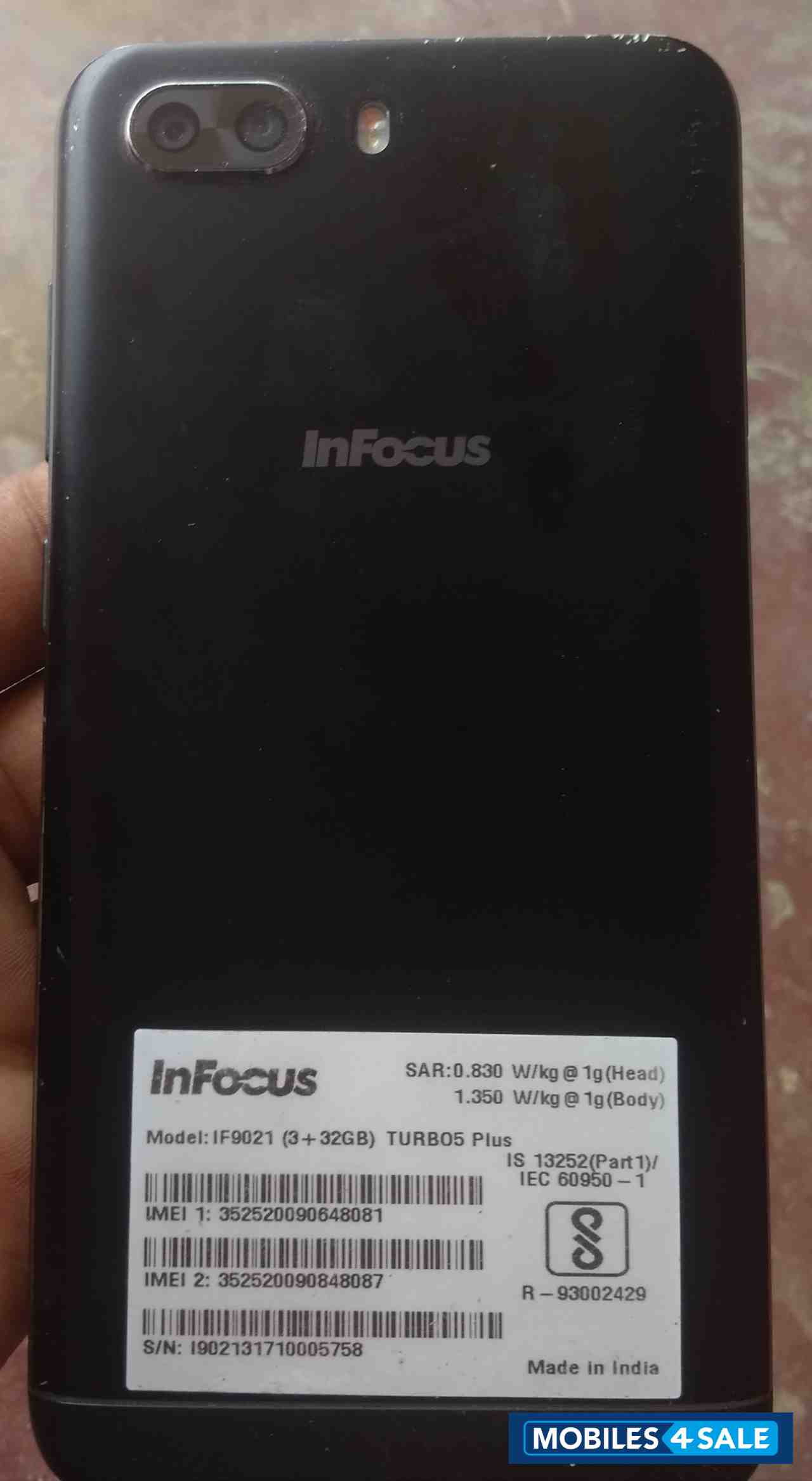 InFocus  Turbo 5 plus