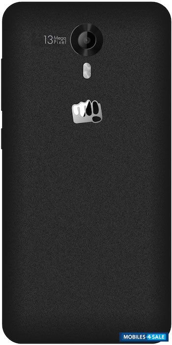 Black Micromax  Canvas Nitro E455