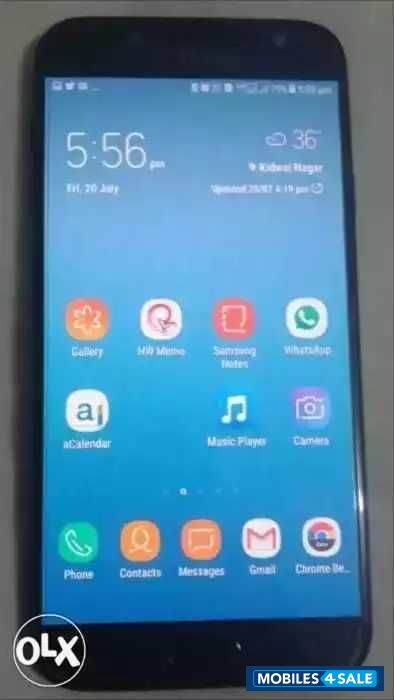 Black Samsung J-series J 7 pro 64gb