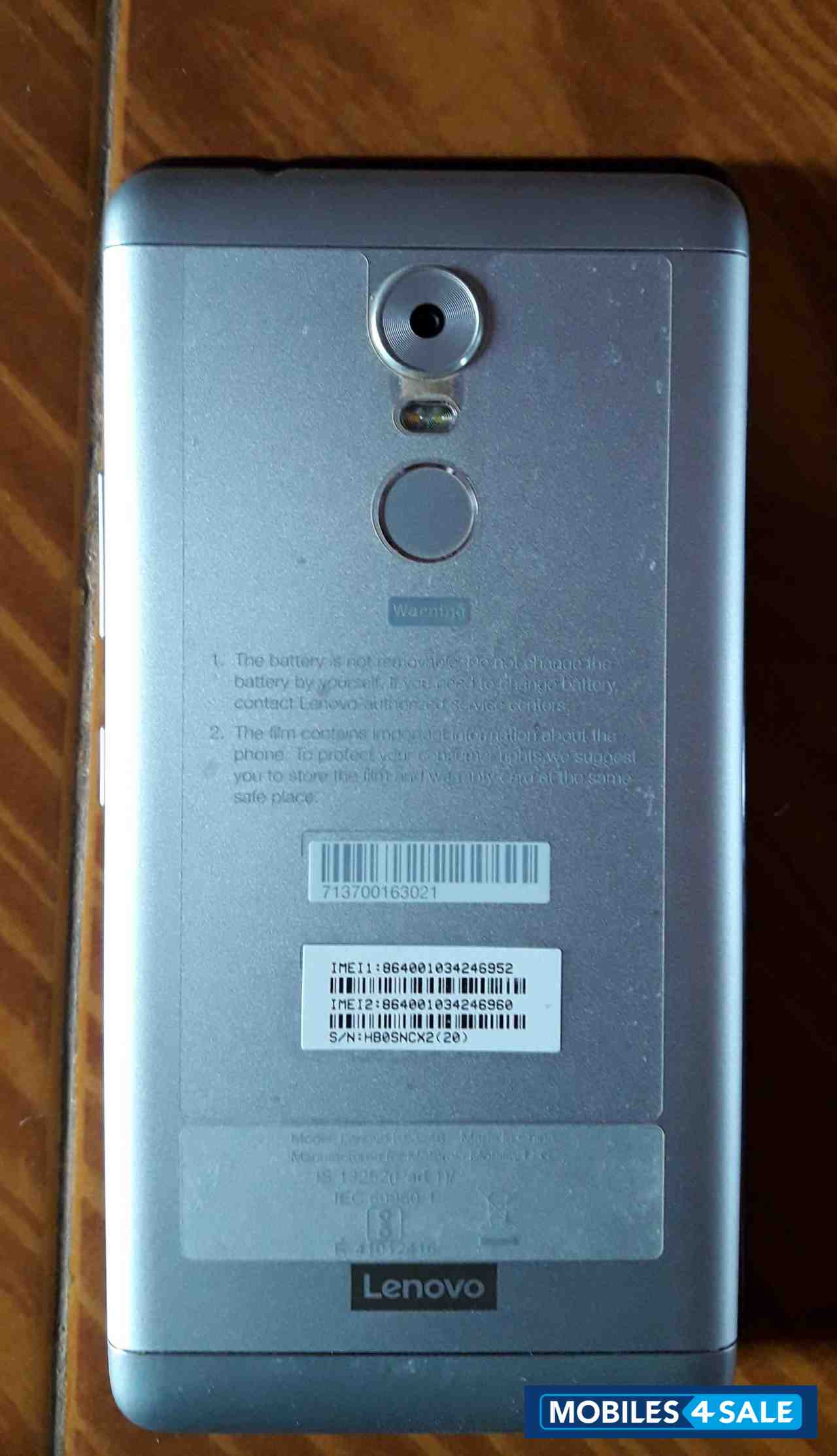 Lenovo  K6 note