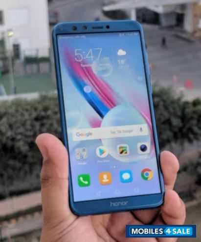 Blue Huawei Honor honor 9 lite