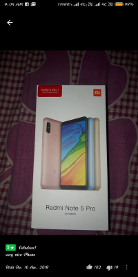 Blue Xiaomi  Redmi note 5pro