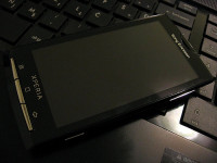 Black Sony Ericsson Xperia X10