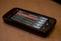 Red And Black Nokia XpressMusic 5800