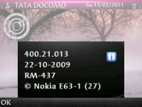 White Nokia E63