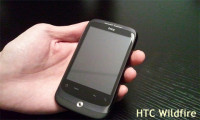 Black HTC Wildfire