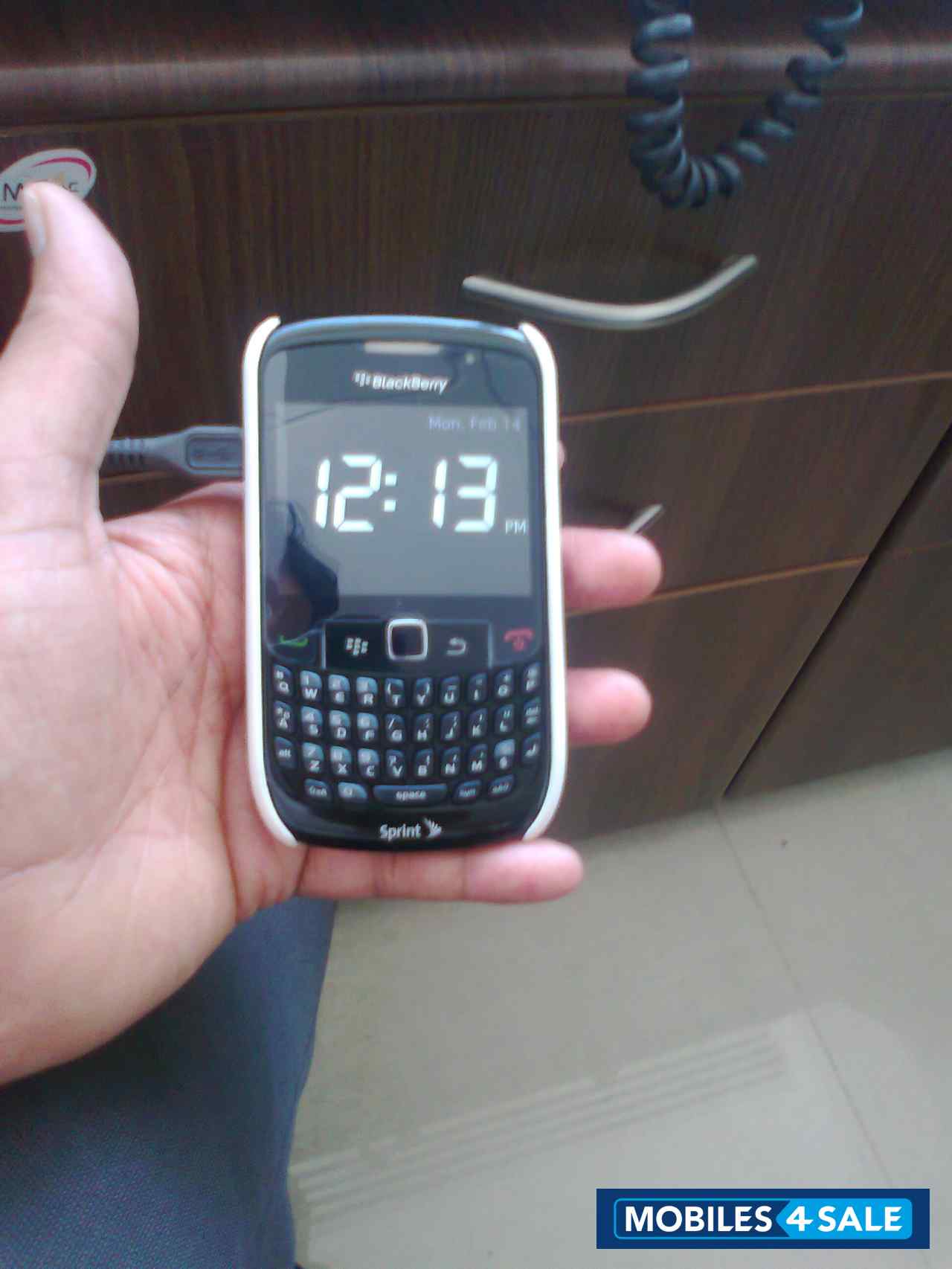 Pearl Black BlackBerry Curve 8300