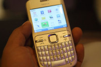 Golden...white Nokia C3