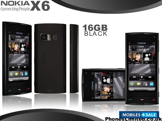 Black Nokia X6