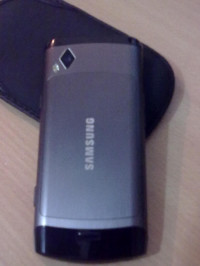 Silver And Black Samsung Wave