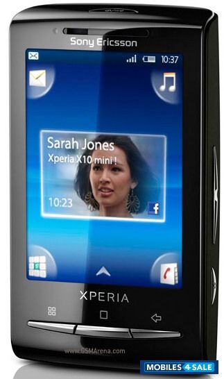 Black Sony Ericsson Xperia X10