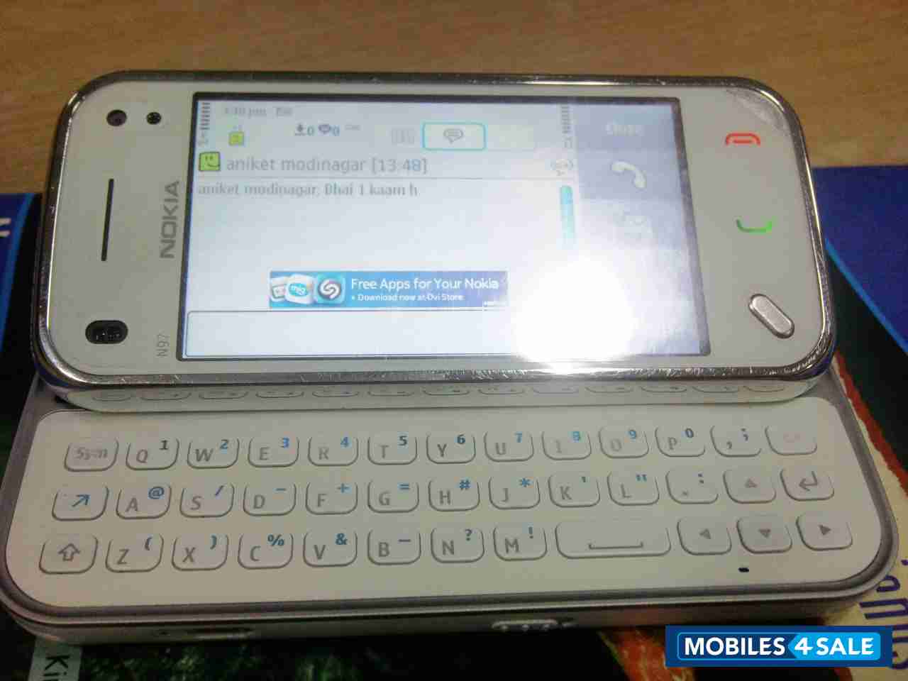 White Nokia N97 Mini