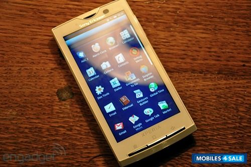 White Sony Ericsson Xperia X10