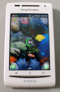 White Sony Ericsson Xperia