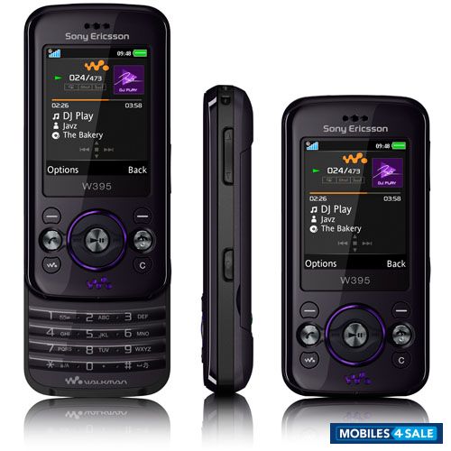 Black Sony Ericsson W395