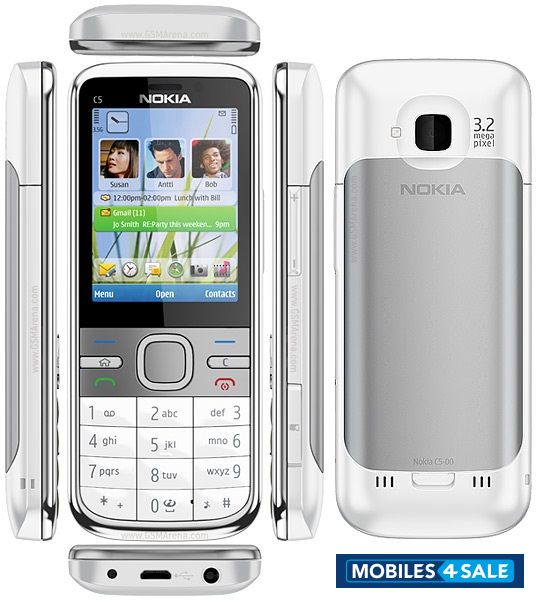 White Nokia C5