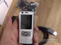 Metallic White Nokia 6120 classic