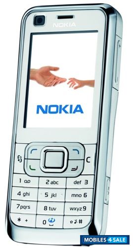 Metallic White Nokia 6120 classic