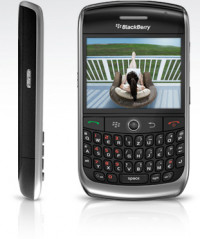 Black BlackBerry Curve 8900