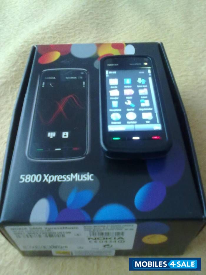 Black Nokia XpressMusic 5800