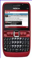 Red Nokia E63