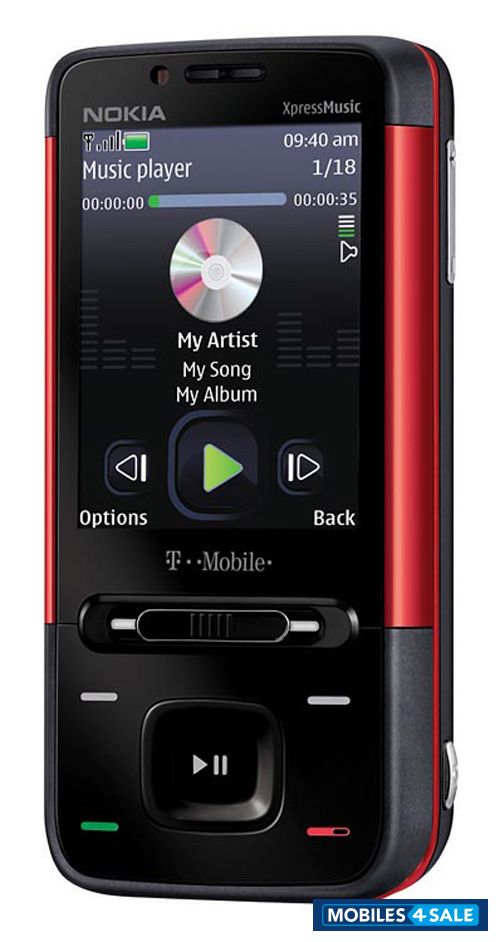 Red Nokia XpressMusic 5610