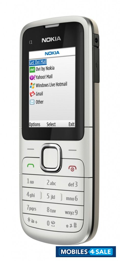 Silver Nokia C-series C1-01