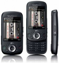 Black Sony Ericsson  zylo (w20)