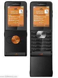 Black And Orange Sony Ericsson W350i